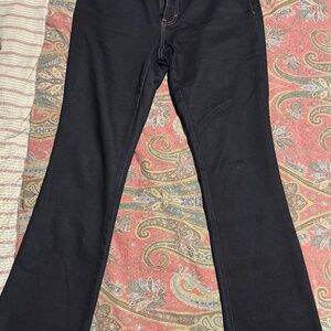 DARK LONG BOOT JEANS